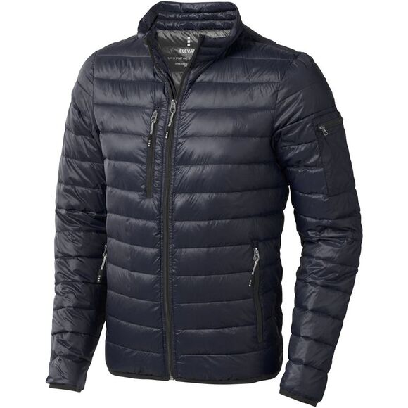 Elevate Mens Scotia Light Down Jacket / Navy